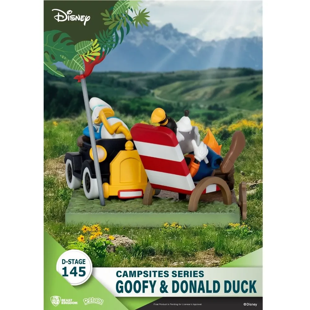 Beast Kingdom DS-145 Disney Campsites Series Goofy & Donald Duck Diorama Stage for 15+ Years - Image 4