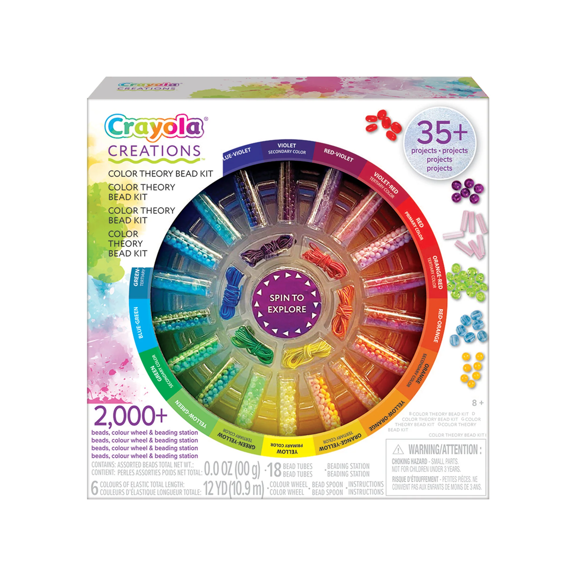 Crayola Creations Colour Theory Bead Kit for 8+ Years, DIY Kit for Boys, Girls