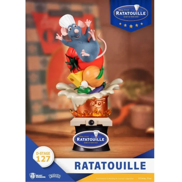 Beast Kingdom Diorama Stage Pixar Ratatouille D-127 Statue for Collectors 15+ Years - Image 3
