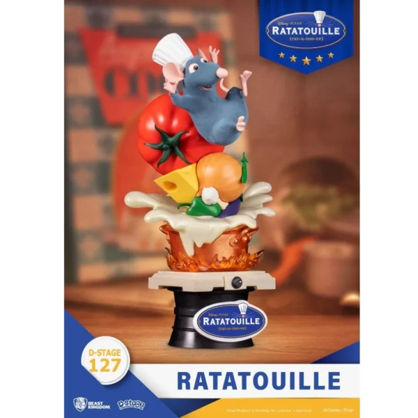 Beast Kingdom Diorama Stage Pixar Ratatouille D-127 Statue for Collectors 15+ Years - Image 2
