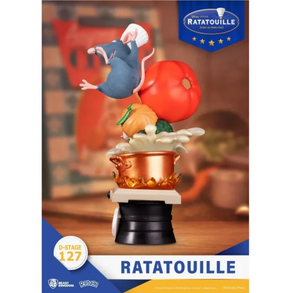 Beast Kingdom Diorama Stage Pixar Ratatouille D-127 Statue for Collectors 15+ Years - Image 5