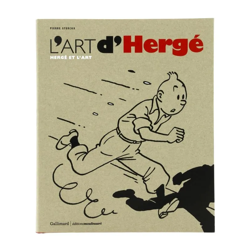 Tintin Book - by Pierre Streckx L'art d'Hergé Hergé et l'art FR Gallimard 28990 (French)
