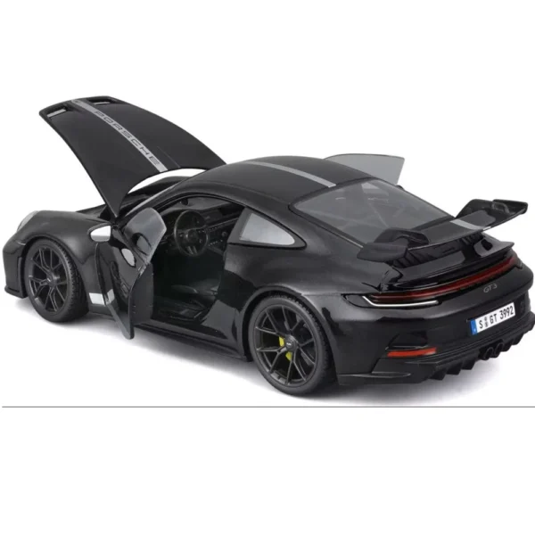 Maisto 1:18 Scale Porsche 911 GT3 Diecast Car Model for Collectors 14+ (Black) - Image 3