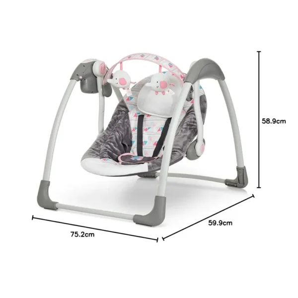Mastela Deluxe Portable Swing for Babies (from birth to 24 months) 6504 - Image 2