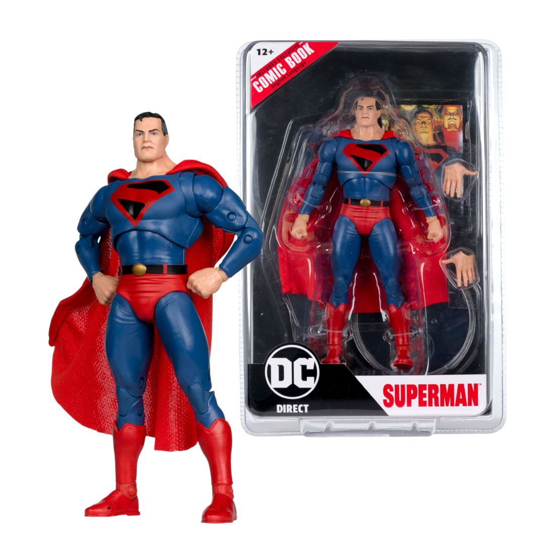 Superman (Kingdom Come) 7in Figure with Comic (Page Punchers) by Mcfarlane Toys for 14+ Years - Image 5