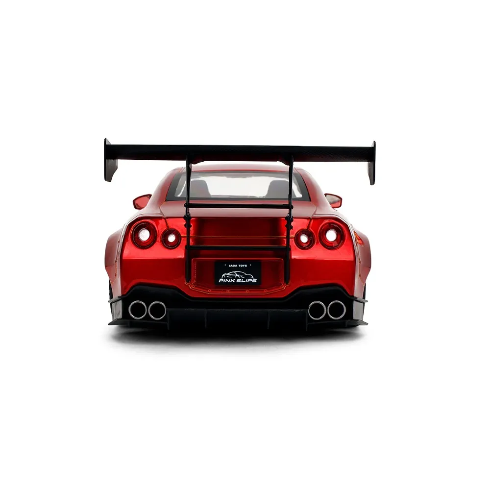 Pink Slips 1:18 Scale Nissan GT-R (R35) with Liberty Walk Body Kit 2.0 Diecast Car Model for Collectors 14+ Years - Image 7