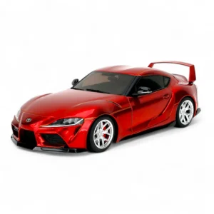 pink slips 1:18 scale toyora gr supra diecast car model for collectors
