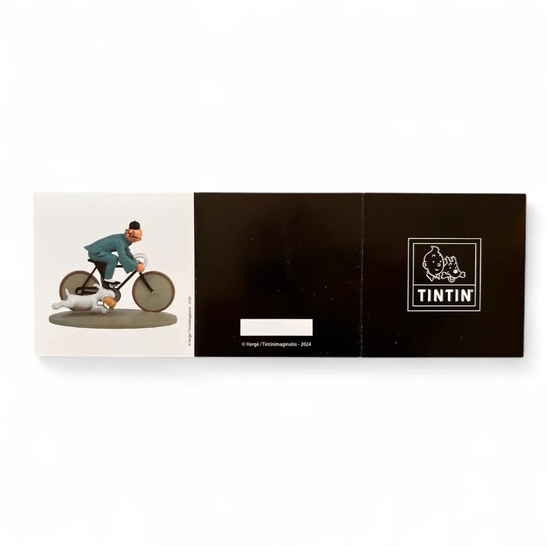 Hors Serie Figure #3 - Tintin on a Bicycle The Blue Lotus Colorized (42291) - Limited Edition - Image 5