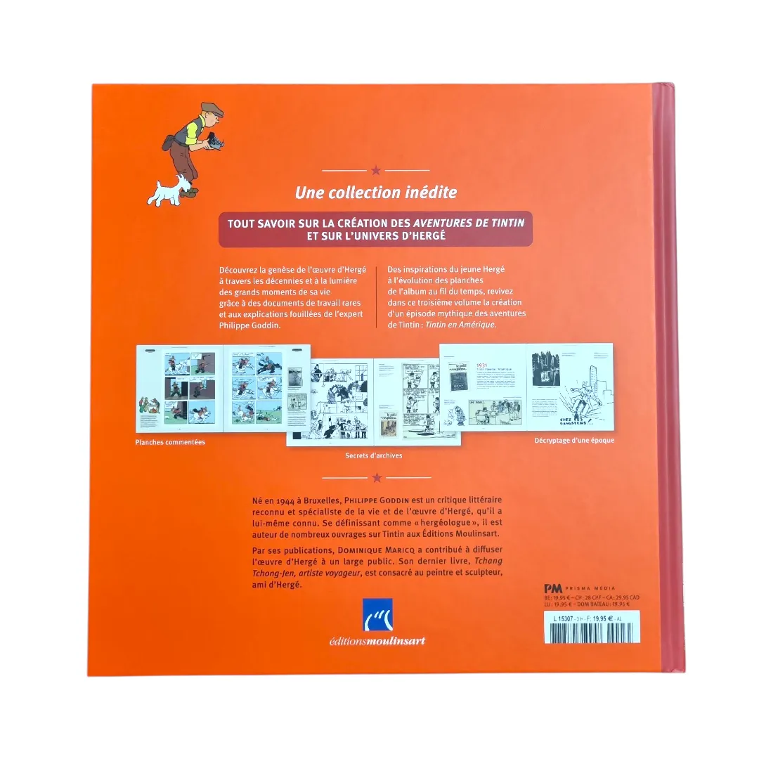 Tintin Book - Les coulisses d'une œuvre (Behind the Scenes) - Tintin in America by Philippe Goddin (French) - Image 2