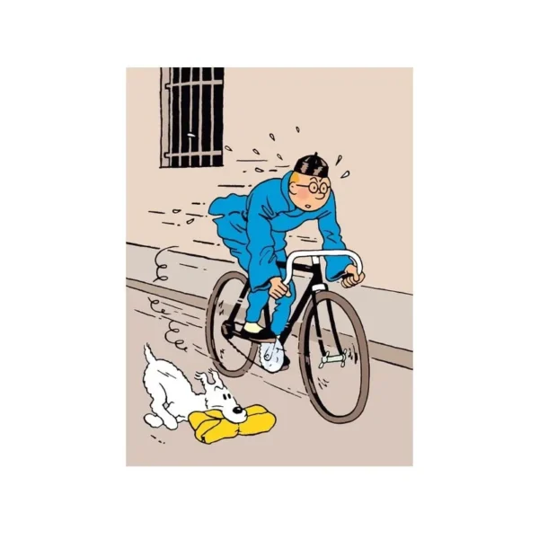 Tintin Plastic Folder - Tintin and the Blue Lotus (Size A4)