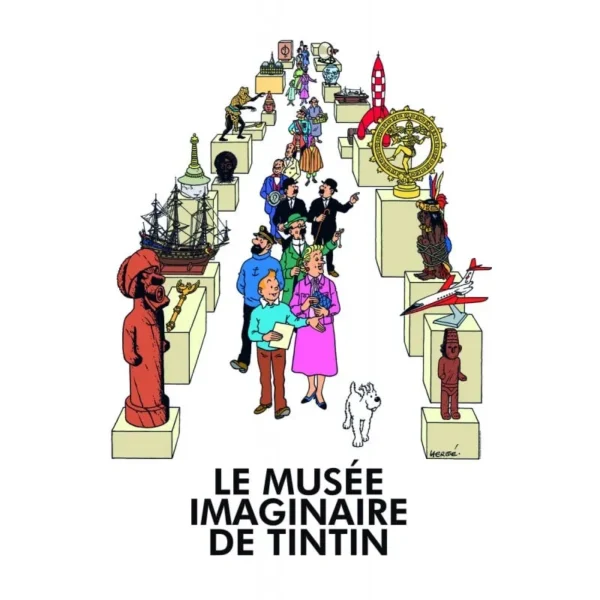 Tintin Postcard - Le Musée Imaginaire de Tintin