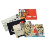 tintin moon postcards