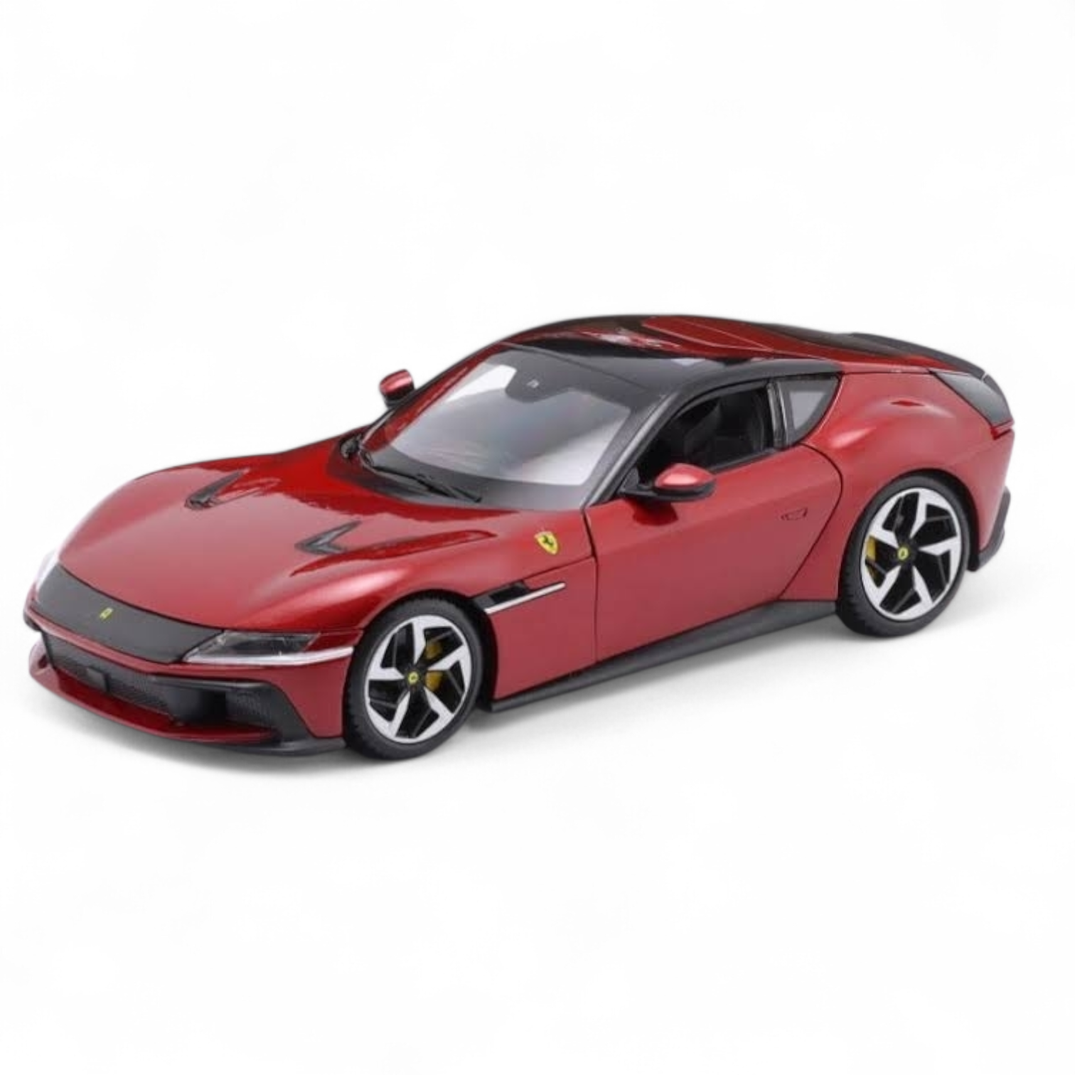 Bburago 1:24 Scale Ferrari 12Cilindri Diecast Car Model (Red) Plex Case
