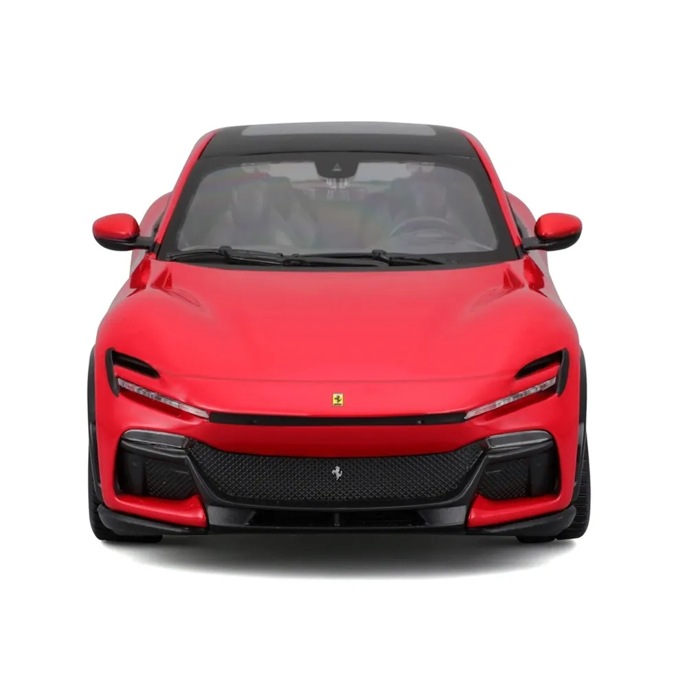 Bburago 1:24 Scale Ferrari Purosangue Diecast Car Model (Red) Plex Case - Image 6