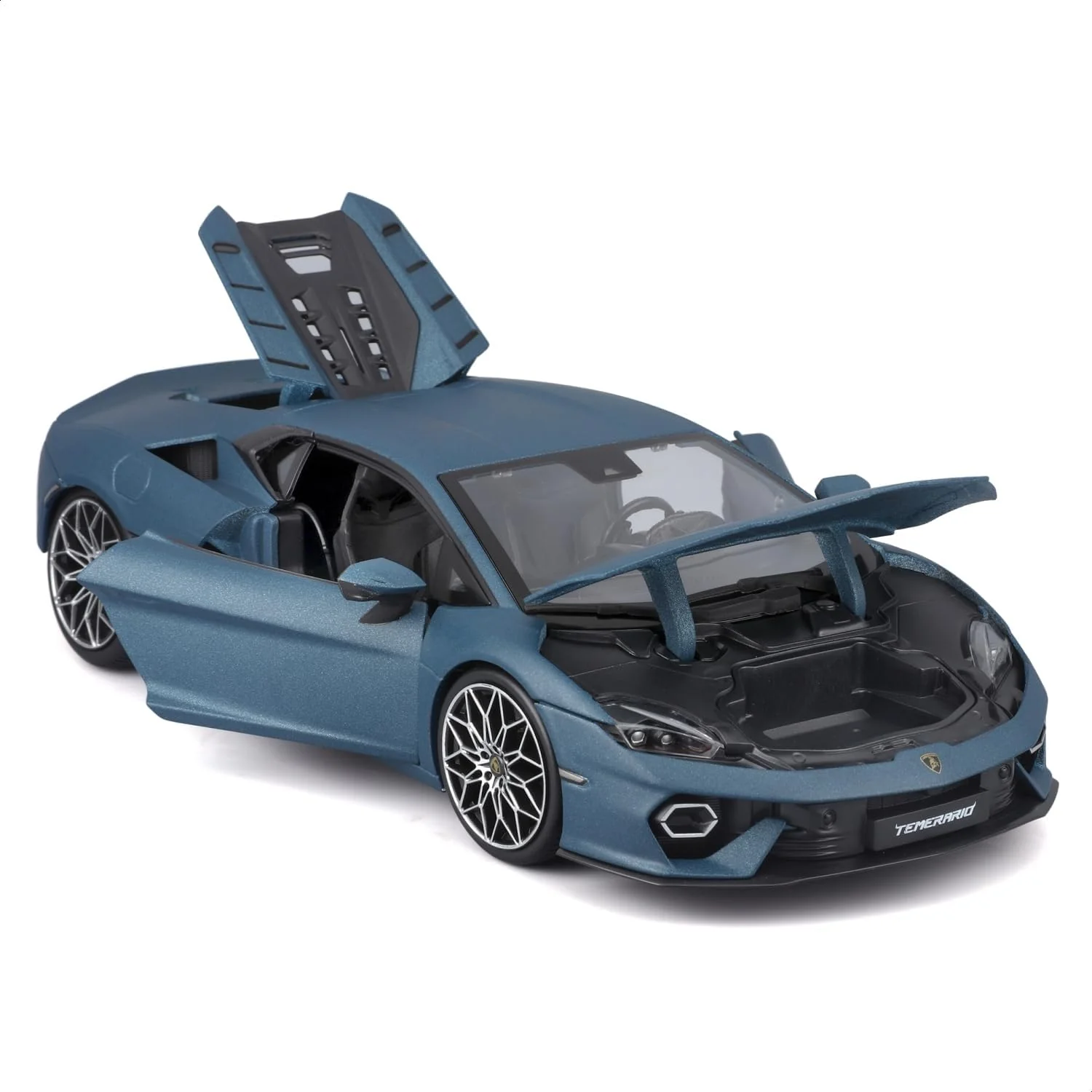 Bburago 1/18 Scale Lamborghini Temerario Diecast Car Model for 14+ Years (Night Blue) - Image 3