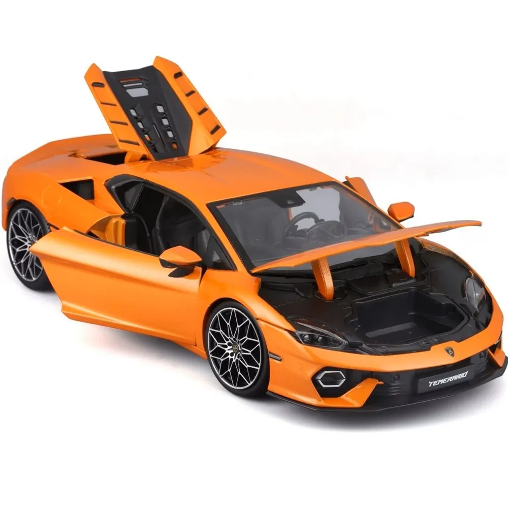 Bburago 1/18 Scale Lamborghini Temerario Diecast Car Model for 14+ Years (Orange) - Image 2