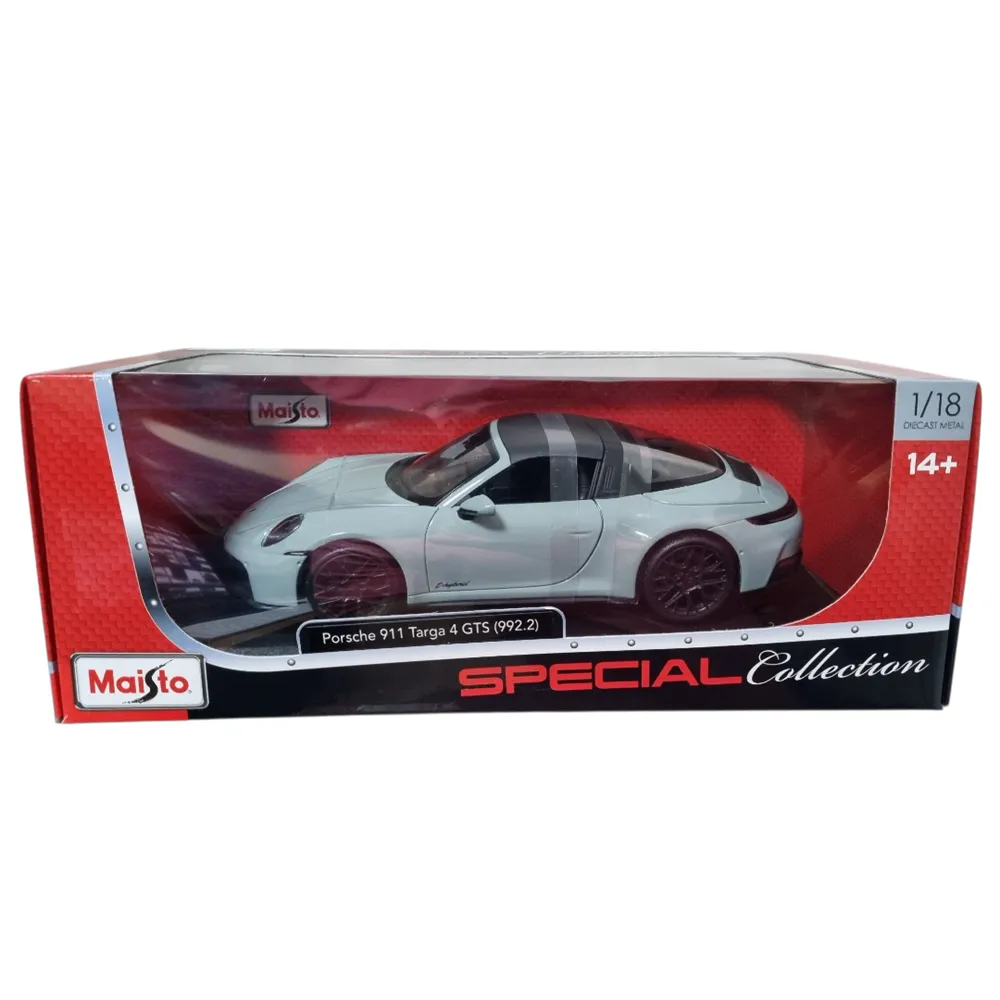 Maisto 1:18 Scale Porsche 911 Targa 4 GTS (992.2) Diecast Car Model - Image 4