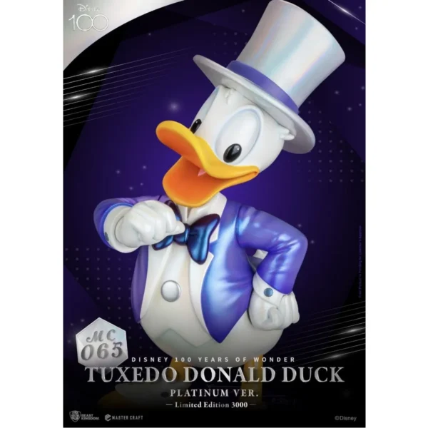 Beast Kingdom Tuxedo Donald Duck Disney 100 Years of Wonder Master Craft MC-065 (Limited Edition) - Image 6