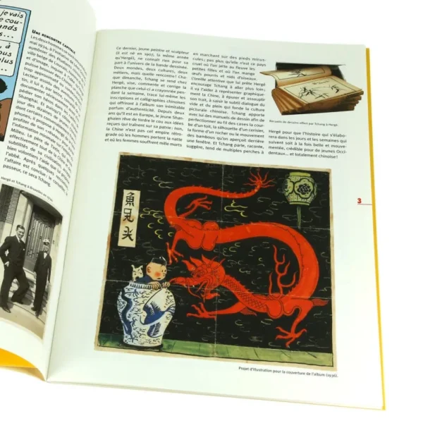 Tintin Book - Les mystères du Lotus bleu (French) Softcover - Image 2