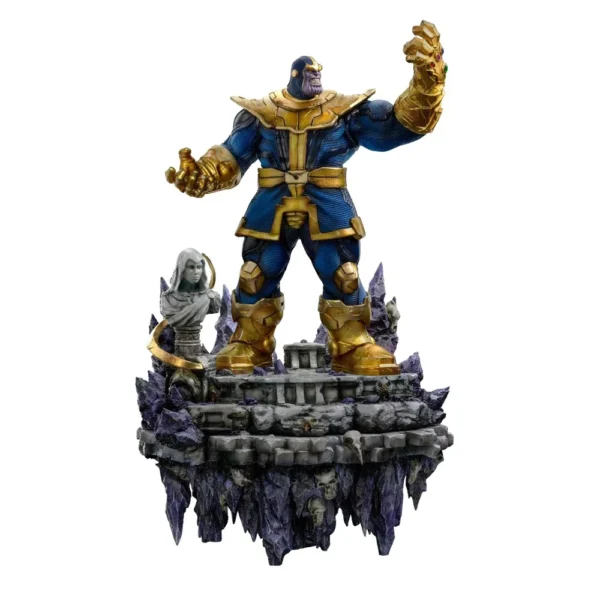 iron studios thanos deluxe infinity gauntlet