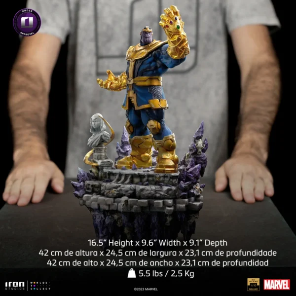 Iron Studios Thanos Deluxe Infinity Gauntlet Diorama - BDS Art Scale 1/10 Scale Statue - Image 3