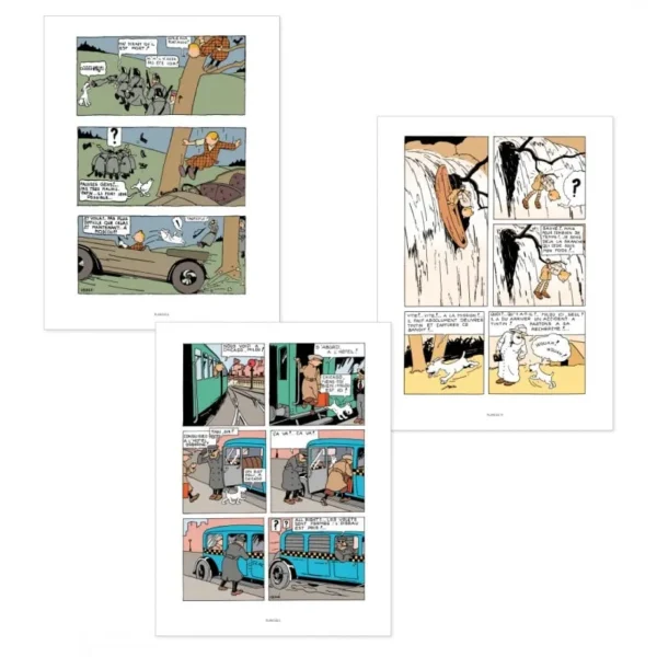 Tintin Book - Box Set 3 Albums Tintin Colorized Version (French) - Image 3