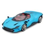 bburago signature series 1/18 scale ferrari daytona sp3 blue diecast model