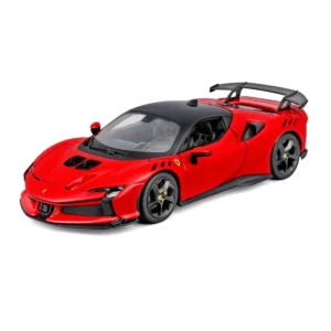 Bburago 1:24 Scale Ferrari SF90 XX Stradale Diecast Car Model (Red) for 14+ Years