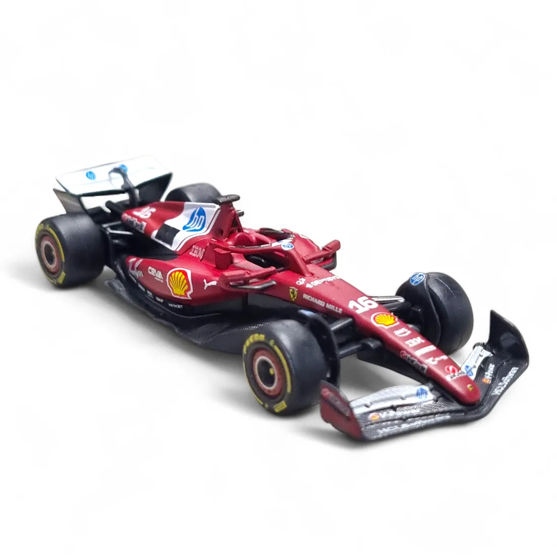 Bburago 1/64 Scale Scuderia Ferrari 2025 SF25 Formula 1 Model #16 Charles Leclerc - Image 2