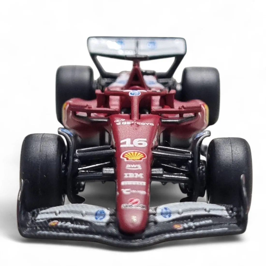Bburago 1/64 Scale Scuderia Ferrari 2025 SF25 Formula 1 Model #16 Charles Leclerc - Image 4