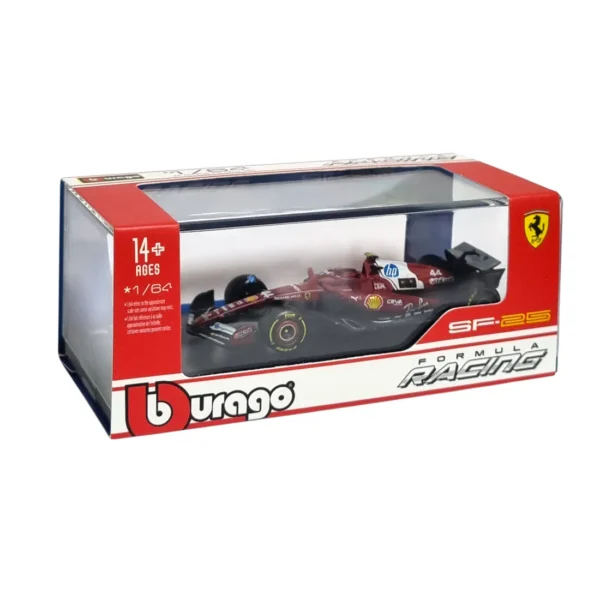 Bburago F1 Ferrari SF25 2025 Lewis Hamilton 1/64 Scale Model car main image 0