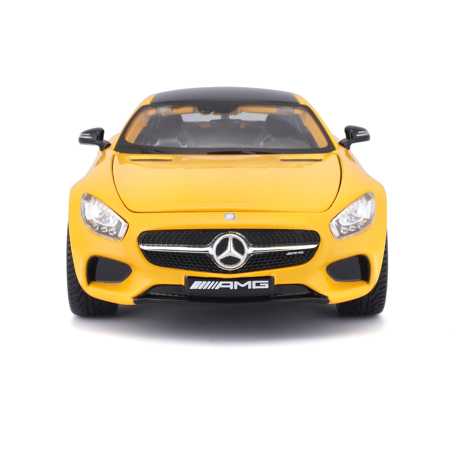 Maisto Collector's Collection 1/24 Scale Mercedes-AMG GT Diecast Model for 14+ Years (Yellow) Plex Case - Image 6