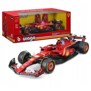 bburago 1/18 ferrari sf-24 carlos sainz #55 formula 1 diecast model