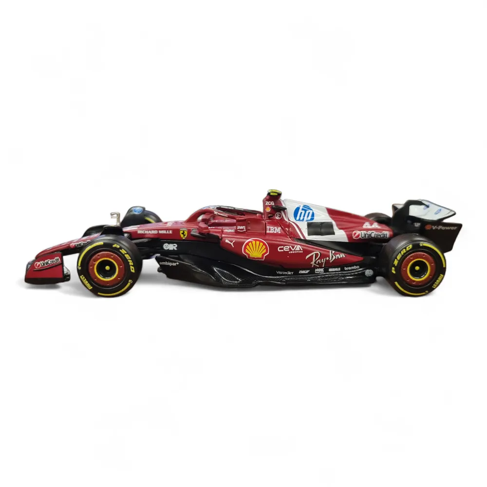 Bburago 1:43 Scale Scuderia Ferrari 2025 SF-25 Formula 1 Model #44 Lewis Hamilton - Image 3