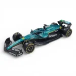 bburago 1/43 aramco racing aston martin formula 1 car model lance stroll