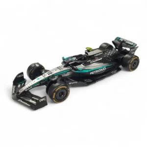 bburago 1:43 scale 2025 mercedes-amg f1 w16 diecast scale model