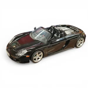 motormax 1/18 porsche carrera gt black diecast scale model