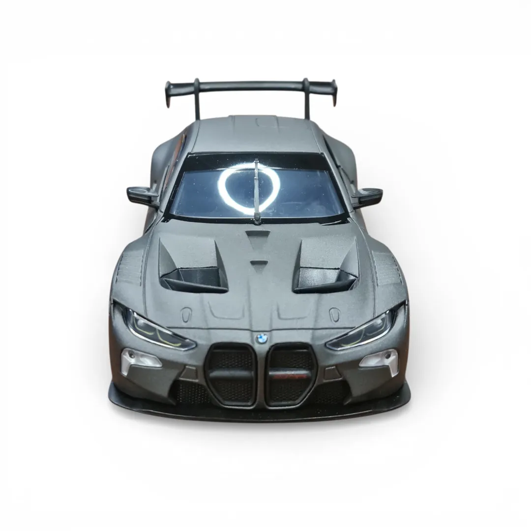 Motormax 1/24 Scale BMW M4 GT3 Diecast Scale Model (Mat Grey) - Image 3