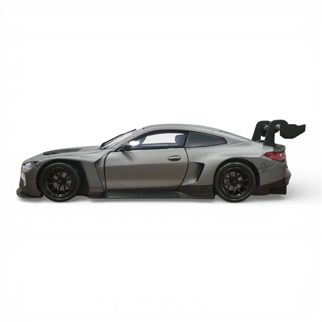 Motormax 1/24 Scale BMW M4 GT3 Diecast Scale Model (Mat Grey) - Image 5