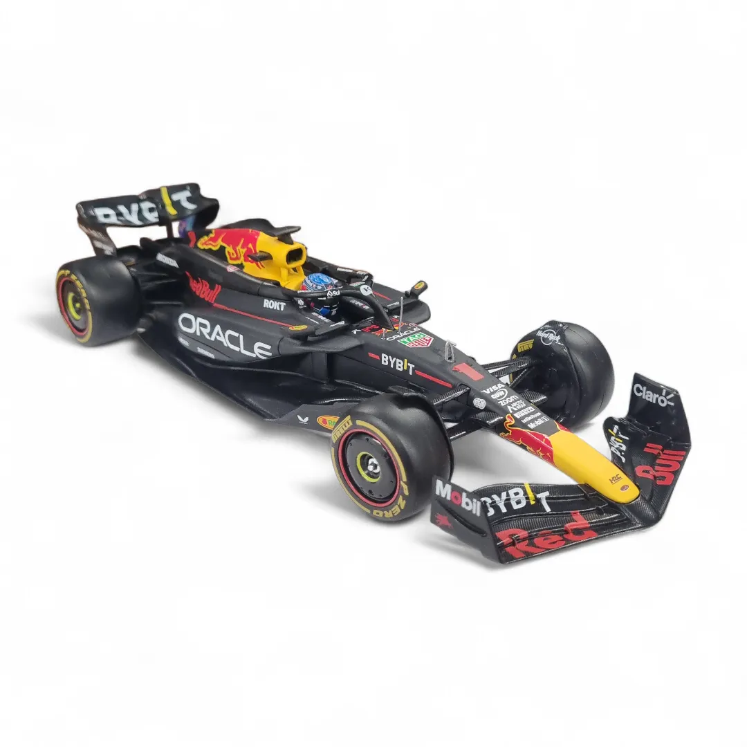Bburago 1:24 2024 Red Bull RB20 #1 Max Verstappen Formula 1 Car Model (With Plex Case) - Image 3
