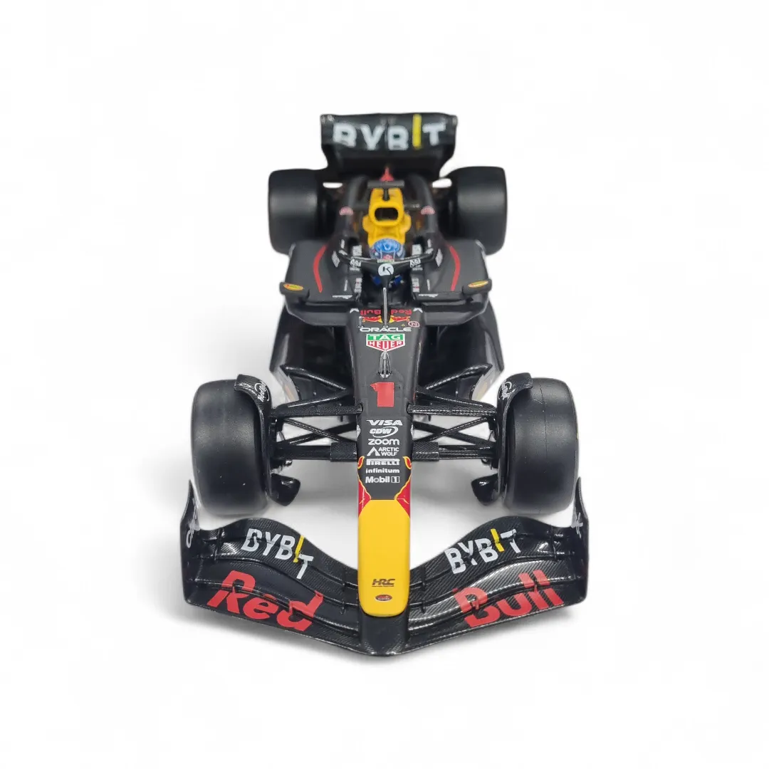 Bburago 1:24 2024 Red Bull RB20 #1 Max Verstappen Formula 1 Car Model (With Plex Case) - Image 9