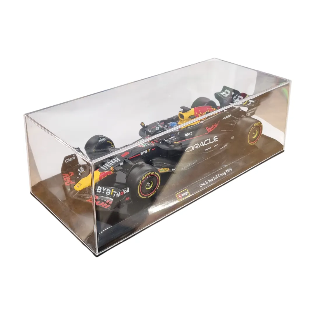 Bburago 1:24 2024 Red Bull RB20 #1 Max Verstappen Formula 1 Car Model (With Plex Case) - Image 10
