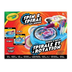 crayola spin and spiral art station for kids