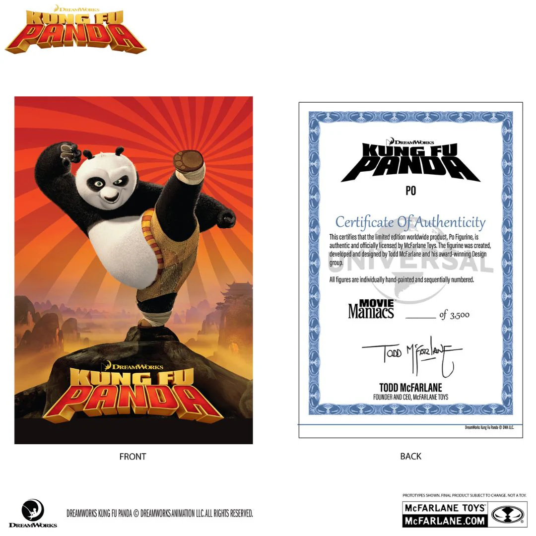 Movie Maniacs Kung Fu Panda Statue By Mcfarlane Toys (Limited Edition) - Image 5