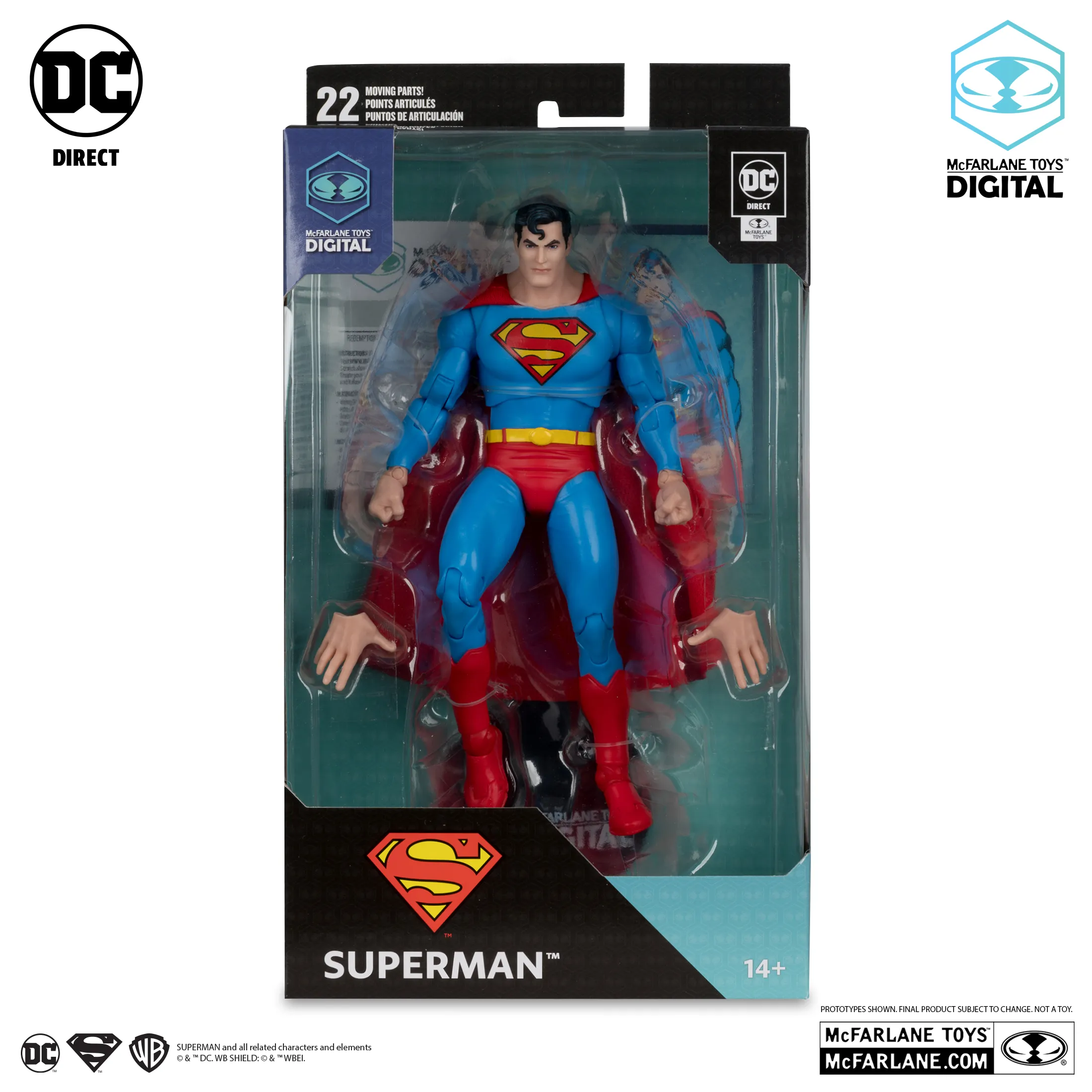 Mcfarlane Toys Superman (Silver Age) Action Figure DC Mcfarlane Digital for 15+ Years - Image 5