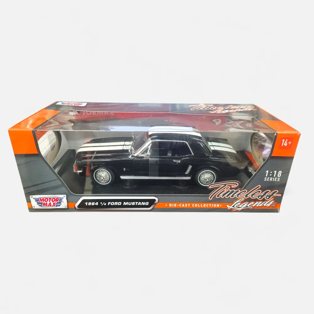 Motormax 1/18 Scale 1964 1/2 Ford Mustang Diecast Model for Collectors (73164) - Image 7