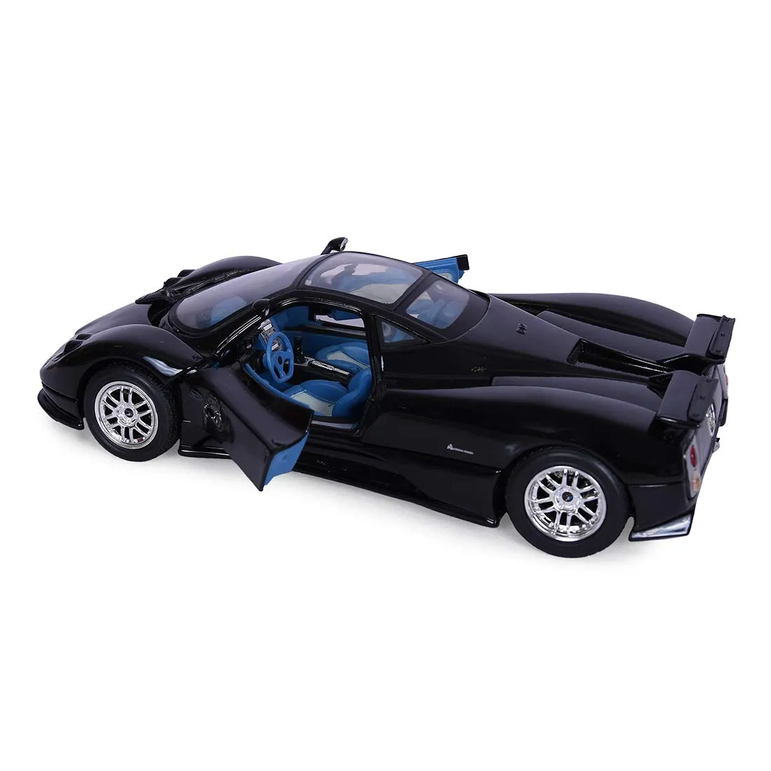 Motormax 1/18 Scale Pagani Zonda (Black) Diecast Model - Image 2