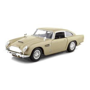 Motormax 1/24 Scale Aston Martin DB5 #5 Diecast Model (Gold)