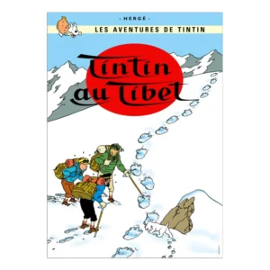 tintin poster tintin in tibet