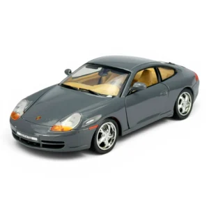Motormax 1/18 Scale Porsche 911 Carrera Diecast Model for Collectors (73101) Grey